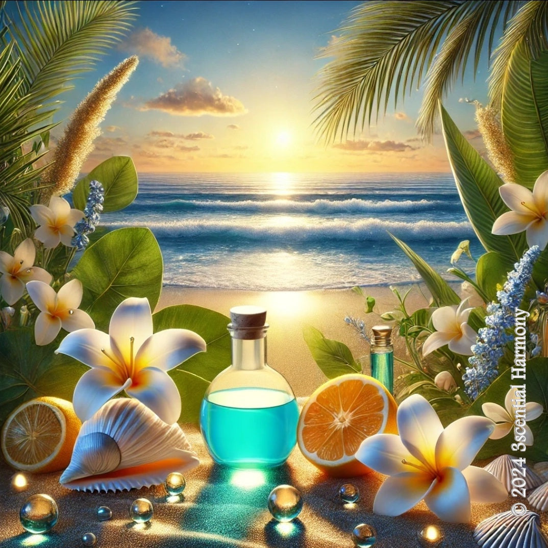Coastal Waters | Choice of Nut-Free Dry Body Oil or Fine Fragrance