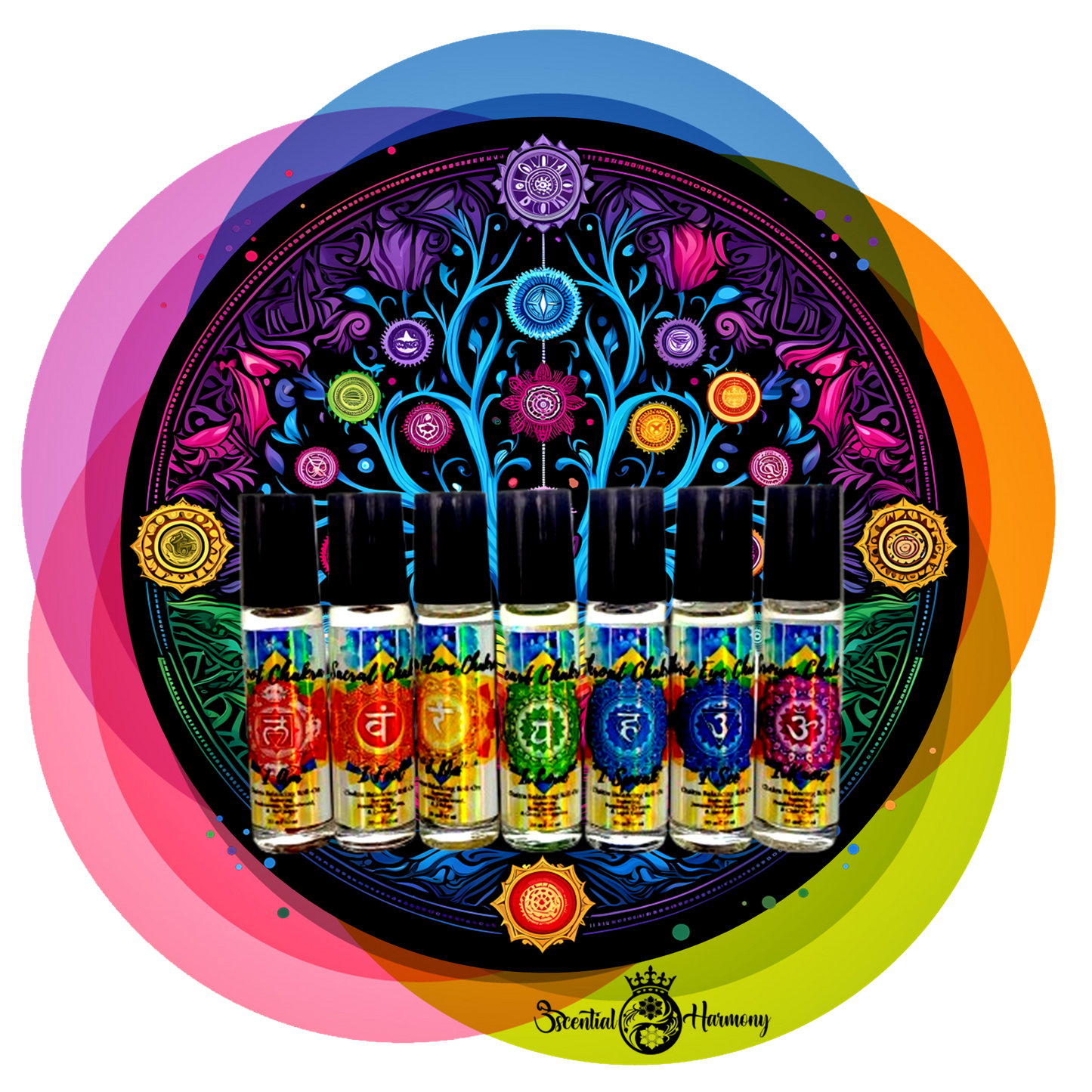 Seven Chakra Balancing Oil Set