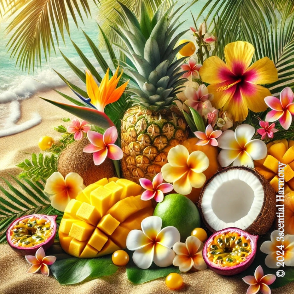 Aloha Paradise | Choice of Nut-Free Dry Body Oil or Fine Fragrance