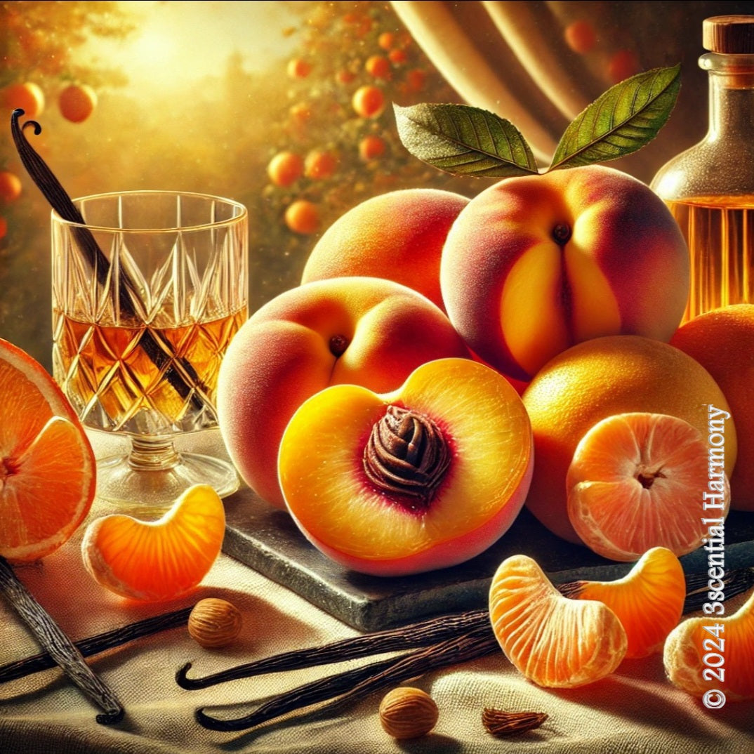 Fuzzy Peach | Choice of Nut-Free Dry Body Oil or Fine Fragrance