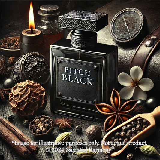 Pitch Black | Choice of Nut-Free Dry Oil or Fragrance Mist